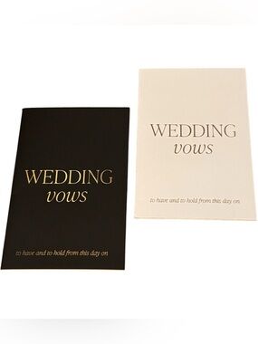 Sweet Water Decor Wedding Vow Pocket Notebooks